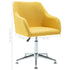 Thomas - Swivel Dining Chairs 6 pcs Yellow Fabric
